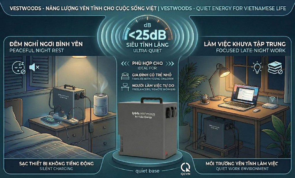 Vestwoods Rescube 2009.6Wh Portable Power Station | LiFePO4 Home Backup Battery